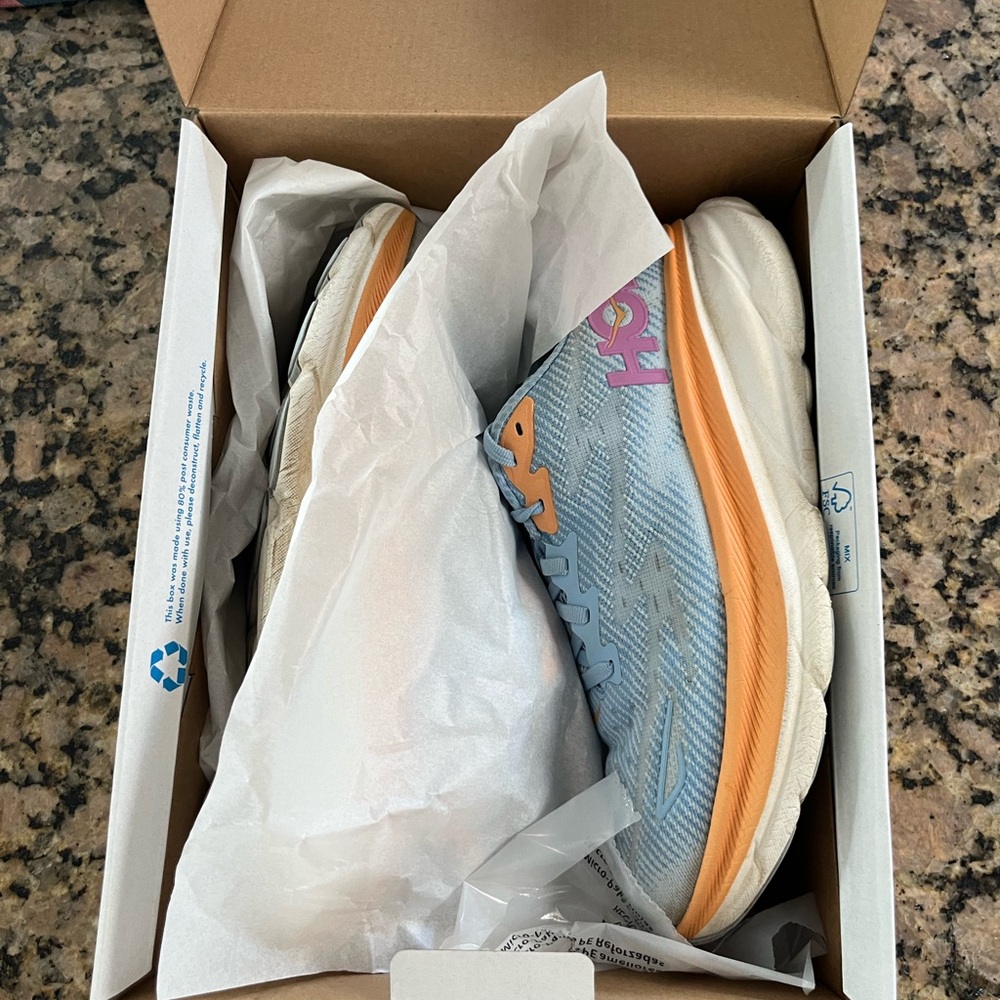 HOKA Running Shoes - Blue and Orange